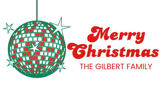 Disco Christmas Sticker